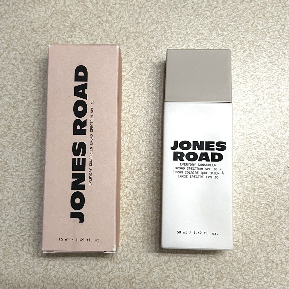 Jones Road Everyday Sunscreen, SPF 30, New in box.